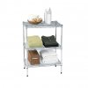 22.5-Inch by 13-Inch by 30-Inch Mini Utility Cart, Chrome