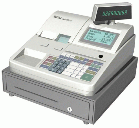 Alpha9500ML Cash Management System w/Multi-Line Display - Click Image to Close