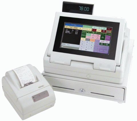 Royal TS4240 Touch Screen LCD Cash Management System - Click Image to Close