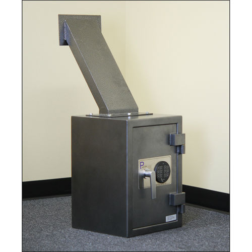 Drive thru nightly Digital depository drop safe with Chute - Click Image to Close