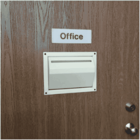 Through The Door Office Drop Mail Box Safe WSR-162 - Click Image to Close