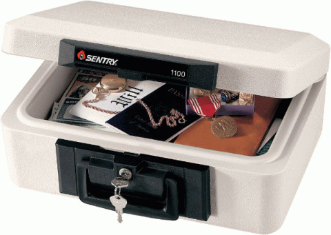 Sentry® 1100 Fire-Safe Security Chest - Click Image to Close