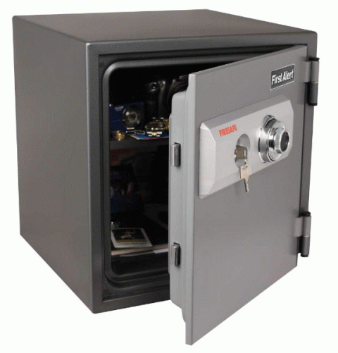 First Alert 2084F Steel Fire/Anti-Theft Combination Safe - Click Image to Close