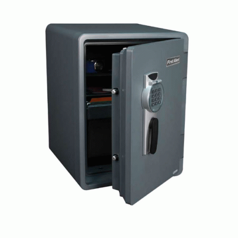First Alert 2096DF Water, Fire & Theft Digital Safe 2.14 Cu. Ft. - Click Image to Close