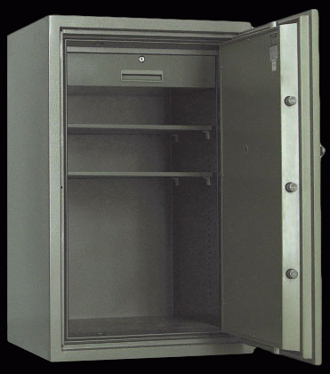 Home Office Safe with Drawer and shelves BS-1000C - Click Image to Close
