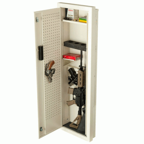 V-Line Closet Vault, In Wall 4 Gun Capacity safe 51653-SA IVY - Click Image to Close