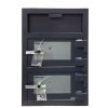 B-Rated Depository Safe with Double Doors Key Lock