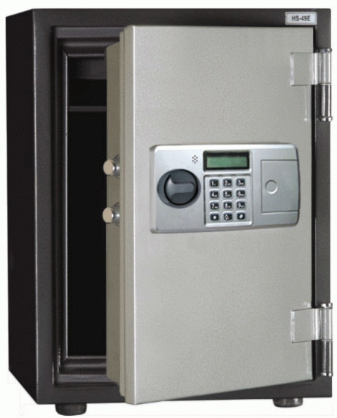 HS-49E Digital 1 Hours Fireproof Home Safe 0.9 Cubic Foot - Click Image to Close