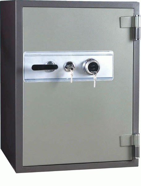 HS-63 2 Hours Fireproof Double Lock Office Safe 1.3 Cubic Foot - Click Image to Close