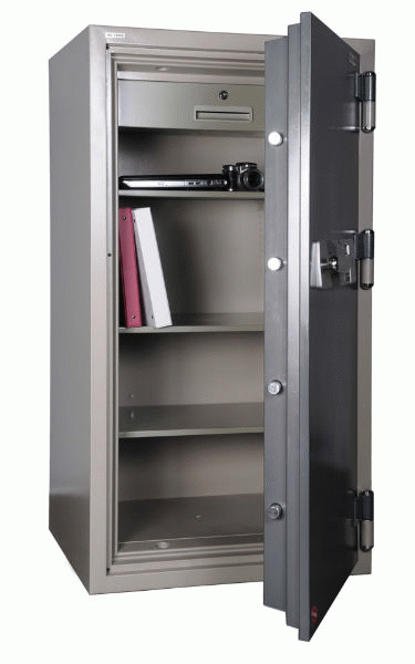 (image for) Large Safe with Shelves Fire and Burglary Office Safe 10 CF