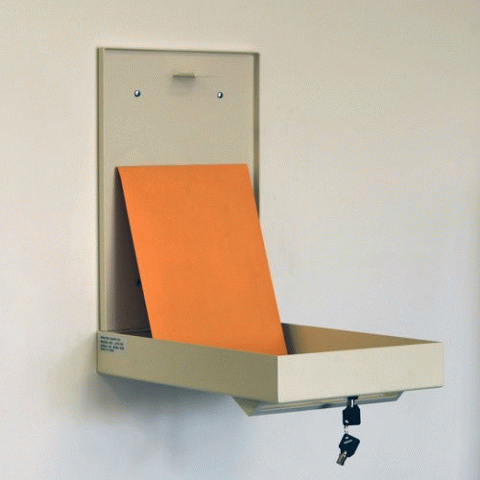 Wall Mount Large Envelope Drop Protex Box LPD-161 - Click Image to Close