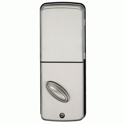 Brass Electronic Key-less Deadbolt lock 6 Users w Remote - Click Image to Close