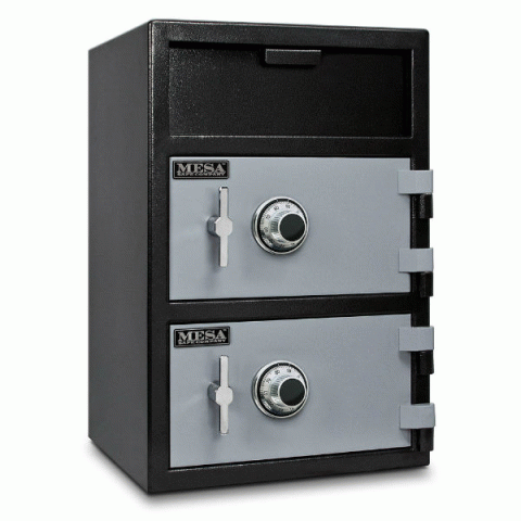 MESA Depository Safe With Dual Door MFL3020 - Click Image to Close