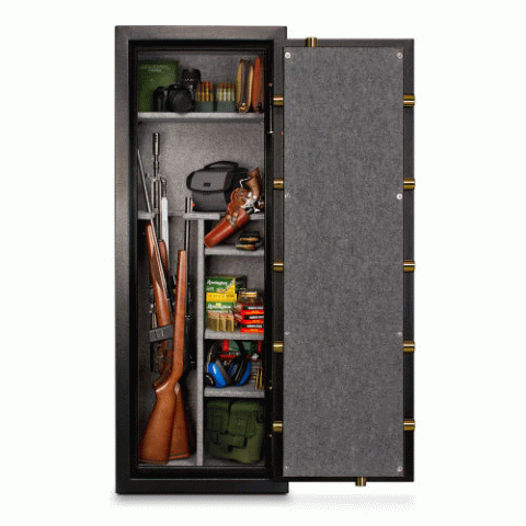 MESA One Hour Gun Safe MBF5922 14 Rifle Capacity - Click Image to Close