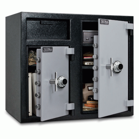 MESA Depository Safe With Dual Safes MFL2731EE/MFL2731CC - Click Image to Close