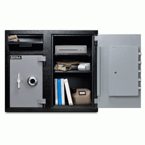 MESA Depository Safe With Dual Safes MFL2731EE/MFL2731CC - Click Image to Close