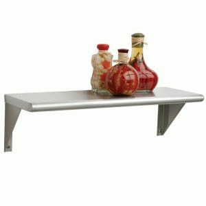NSF Wall Shelf, Stainless Steel 24-Inch by 8.3-Inch by 7.6-Inch - Click Image to Close