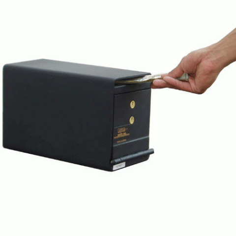 Mesa Under Counter Horizontal Cash Drop Box MUC2K - Click Image to Close