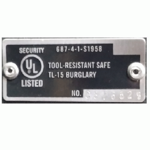 UL TL-15 PM Series PM-2819 Made in the USA Safe - Click Image to Close