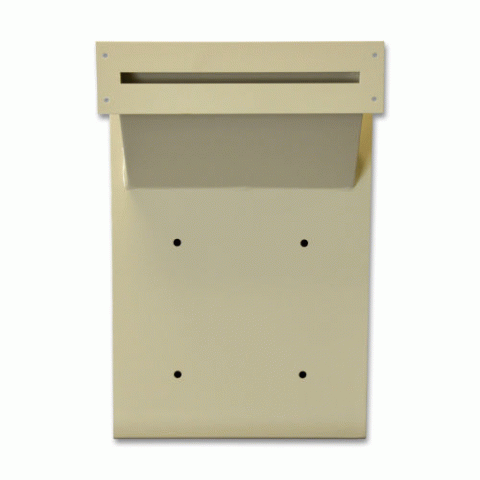 Wall-Mount Letter Locking Drop Box with Chute MDL-170 - Click Image to Close