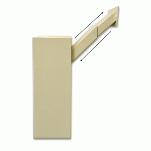 (image for) Wall-Mount Letter Locking Drop Box with Chute MDL-170