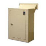 (image for) Wall-Mount Letter Drop Box with Chute MDL-170