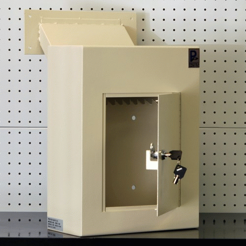 Thru the Wall Drop Box Adjustable Chute Protex WDC-160 - Click Image to Close