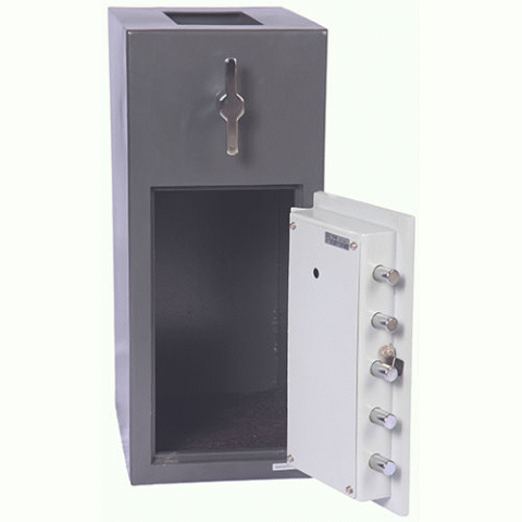 B-Rated Top Rotary Hopper Depository Safe RH-2410C - Click Image to Close