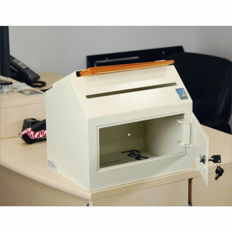 Desktop-Wall-Mount Locking Payment Drop Box SDL-500 - Click Image to Close