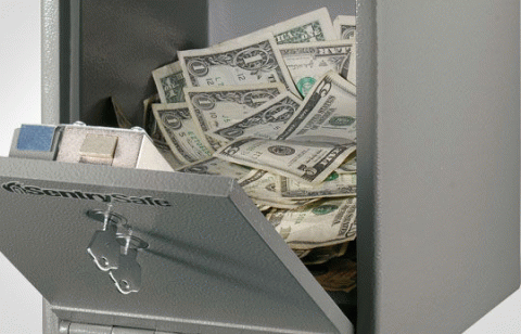 Sentry Undercounter Money Deposit Safe UC-025K - Click Image to Close