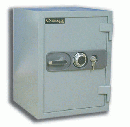 Office Safes :: Cobalt SS-035 1.25 Cu Ft Office Fireproof Safe - Click Image to Close