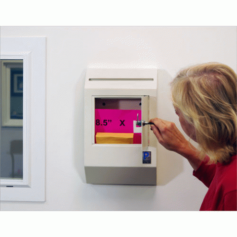 Payment Drop Box WDB-110/WDB-110E Wall Mount - Click Image to Close