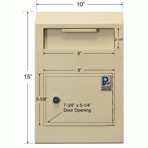 Wall-Mount Payment Drop Box WDS-150/WDS-150E - Click Image to Close