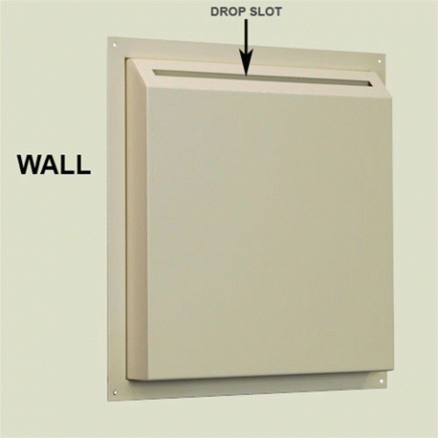 Through-The-Wall Locking Drop Box WDS-311 - Click Image to Close