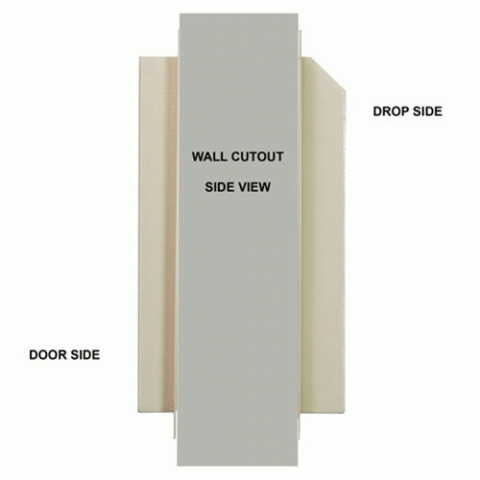 Through-The-Wall Locking Drop Box WDS-311 - Click Image to Close