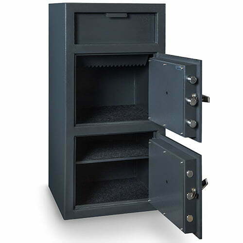 B-Rated Double Dial Door Depository Safe FDD-4020CC - Click Image to Close