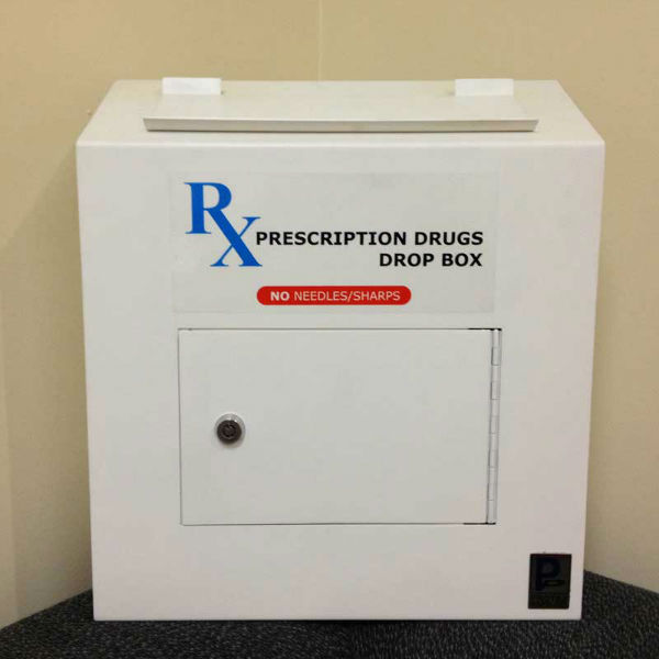 Medication Safe - RX Prescription Drug Drop Box RX-164 - Click Image to Close