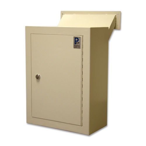 Wall-Mount Letter Locking Drop Box with Chute MDL-170 - Click Image to Close